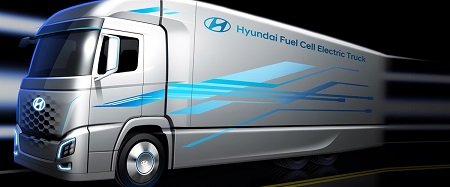 Hyundai разработал водородный грузовик