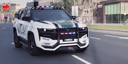 Полиция Дубая получила автомобиль с системой распознавания лиц (ВИДЕО)