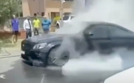 В Австралии мужчина случайно сжег автомобиль за 11 млн рублей (Видео)