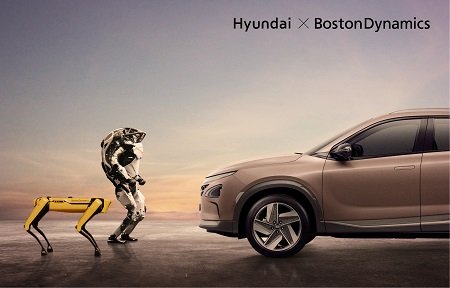 Hyundai и Boston Dynamics: робопес и корейские авто (Видео)