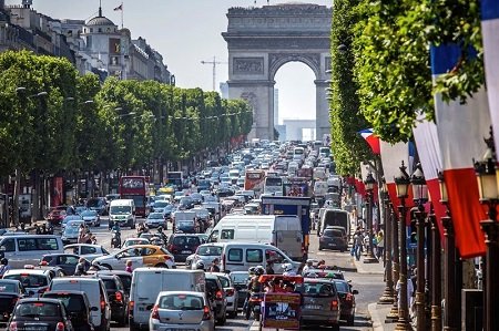 В Париже ввели более жесткое ограничение скорости